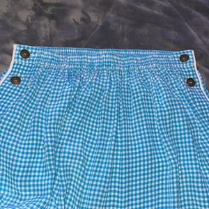 Preloved Fendi skirt great condition color blue n white has pockets size 40